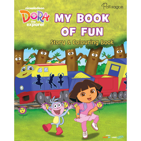 Dora The Explorer My Book Of Fun Story & Colouring Book - Paperback