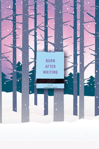 Burn After Writing (Snowy Forest) - Paperback