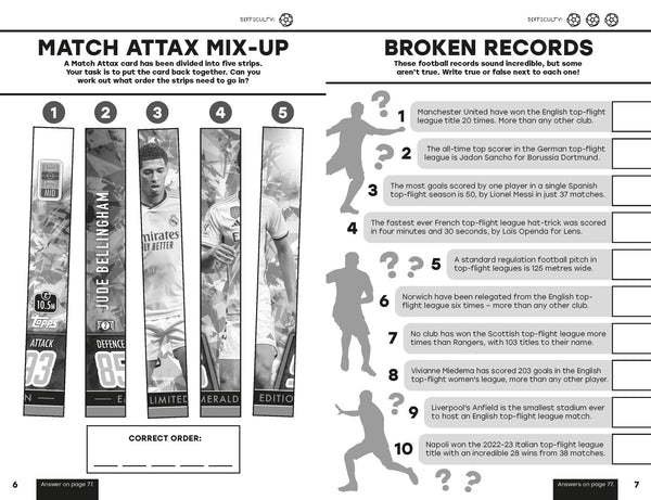 Match Attax Extra Time Teasers - Paperback