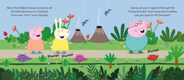 Peppa Pig: Peppa’s Dinosaur Adventure: Magnet Book - Hardback