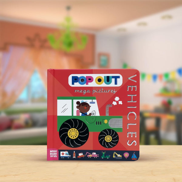 Pop Out Mega Pictures Pop Out Mega Pictures Vehicles - Board Book