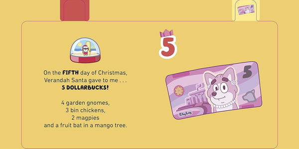 Bluey : 12 Days of Christmas Tabbed Board Book - Board Book