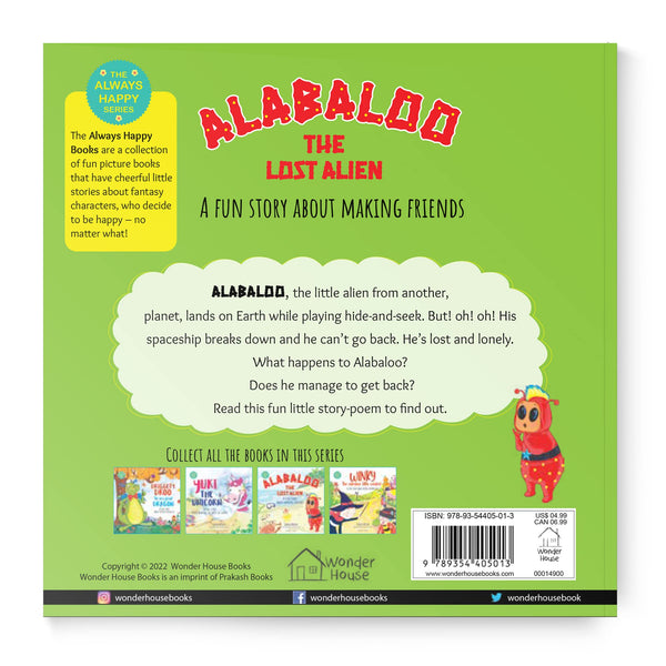 The Always Happy Series - Alabaloo The Lost Alien - Paperback