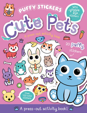 Puffy Sticker Cute Pets - Paperback