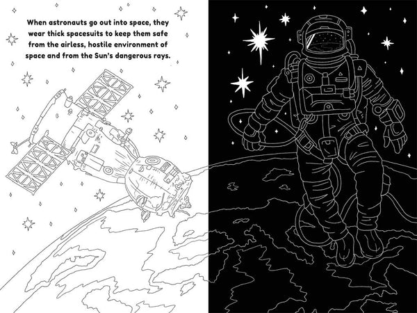 Scratch & Colour : Space - Hardback