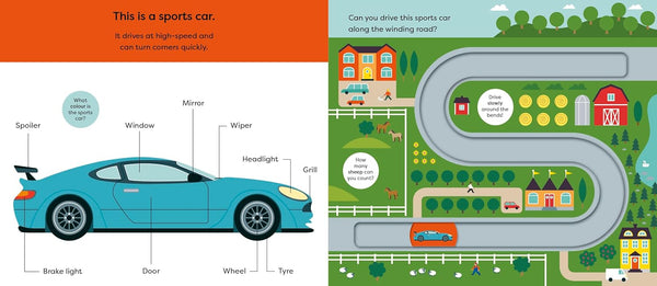 Make Tracks : Cars - Board book
