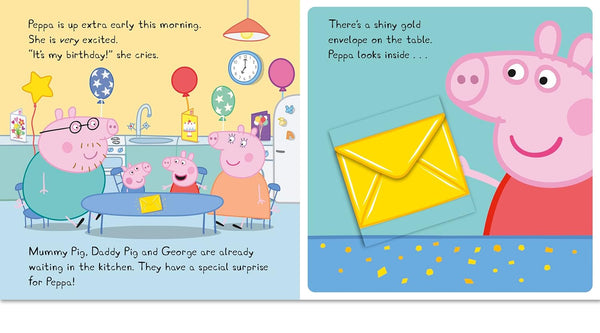 Peppa Pig: Peppa's Surprise Party: A Lift-the-Flap Book - Board book