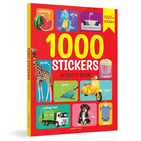 My First 1000 Stickers Activity Book - Paperback