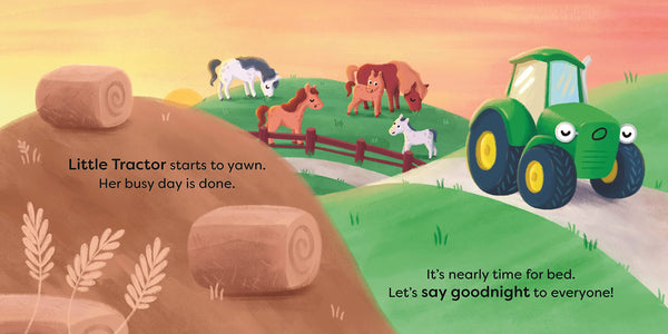 Say Goodnight, Little Tractor: Join in with this sleepy story - Board Book