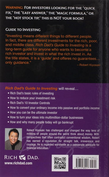 Rich Dad's Guide to Investing - Paperback