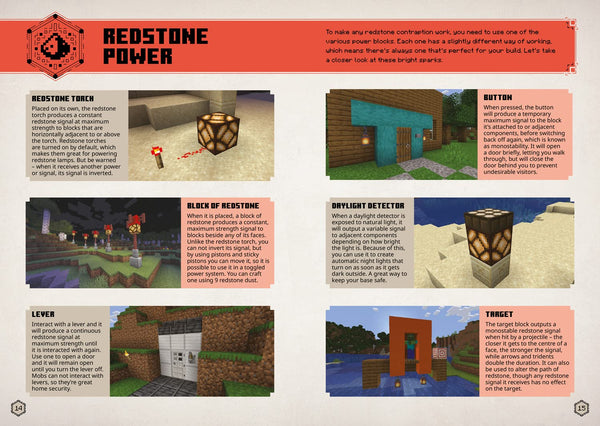 All New Official Minecraft Redstone Handbook - Hardback