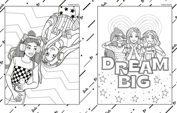 Barbie Dream Team Colouring Book - Paperback