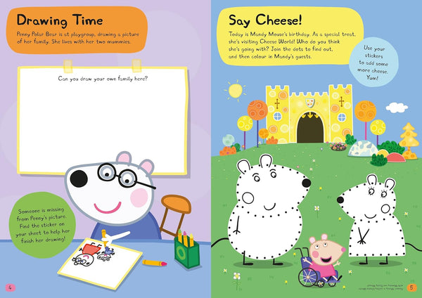 Peppa Pig: Fantastic Families Sticker Activity Book - Paperback