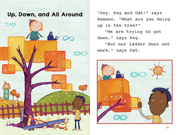 Peg + Cat: Peg Up A Tree: A Level 1 Reader - Paperback