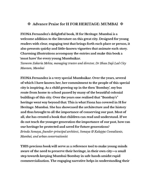 H For Heritage: Mumbai - Paperback