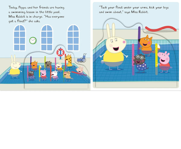 Peppa Pig : Peppa’s Swimming Lesson - Board book