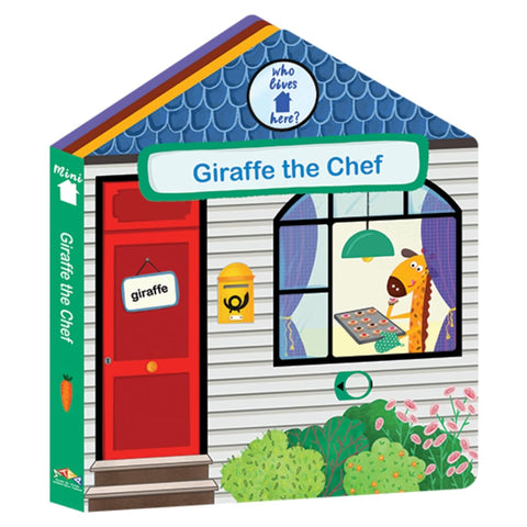 Who Lives Here: Giraffe The Chef - Board book