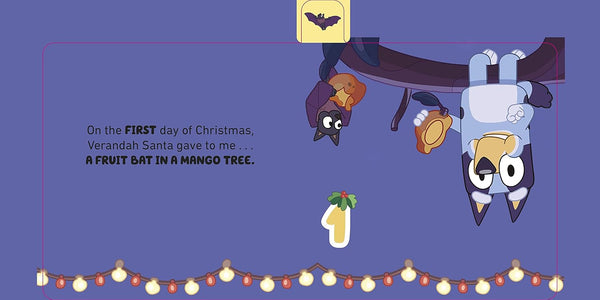 Bluey : 12 Days of Christmas Tabbed Board Book - Board Book