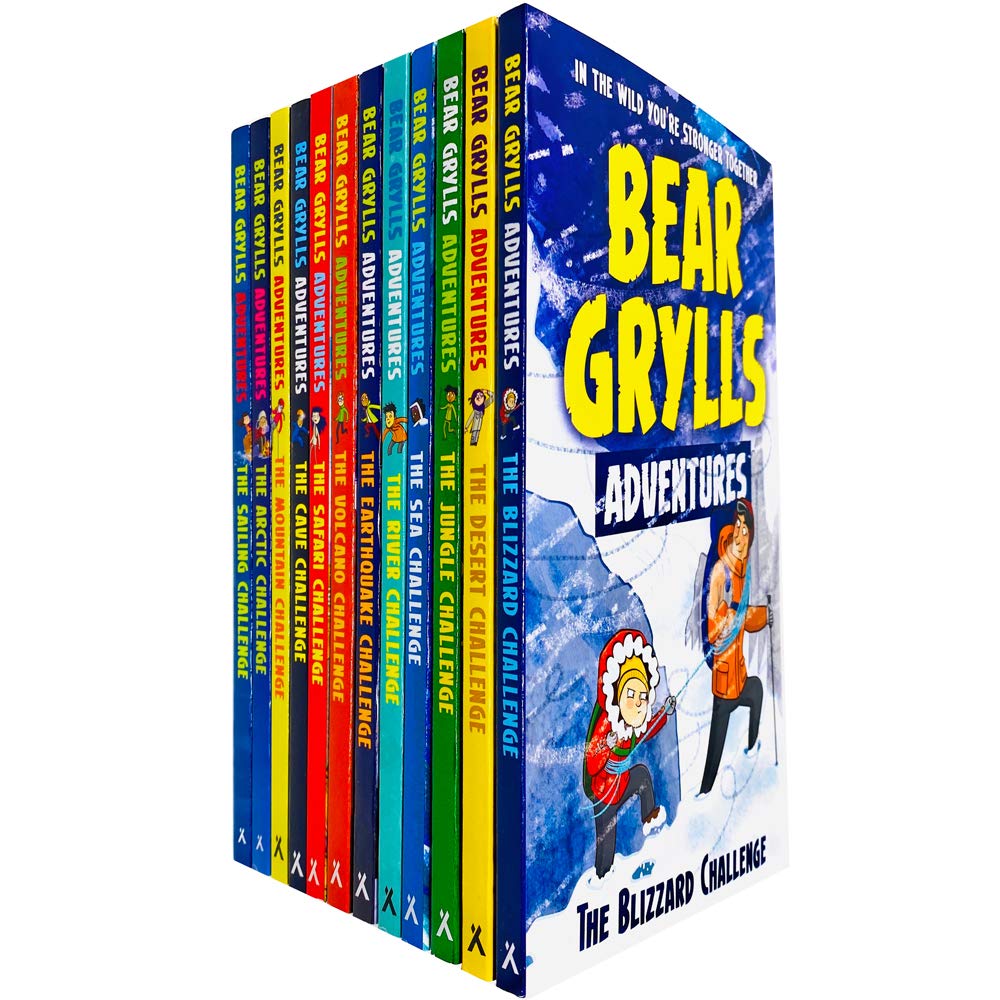 Bear Grylls Adventure 12 Books Pack - Paperback