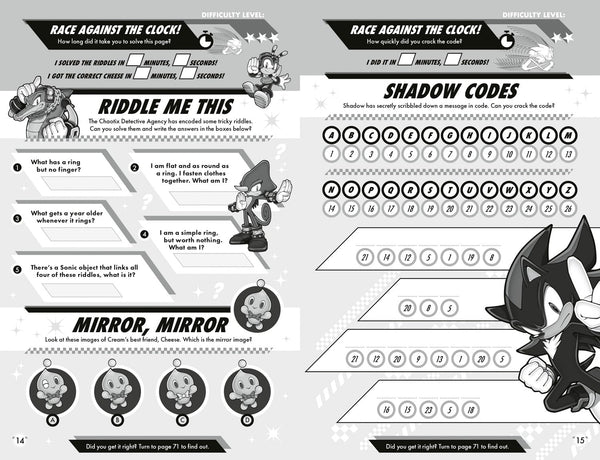 Sonic the Hedgehog Gotta Go Fast Puzzle Book - Paperback