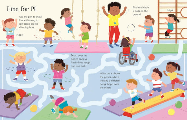 Wipe-Clean Starting School Activities - Paperback