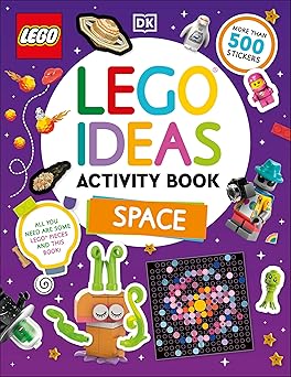 LEGO Ideas Activity Book Space: Packed with LEGO Building and Sticker Activities and Fun Facts. With 500+ Stickers! - Paperback