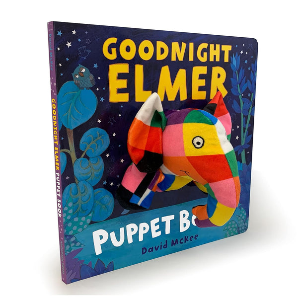 Goodnight, Elmer Puppet Book - Board Book