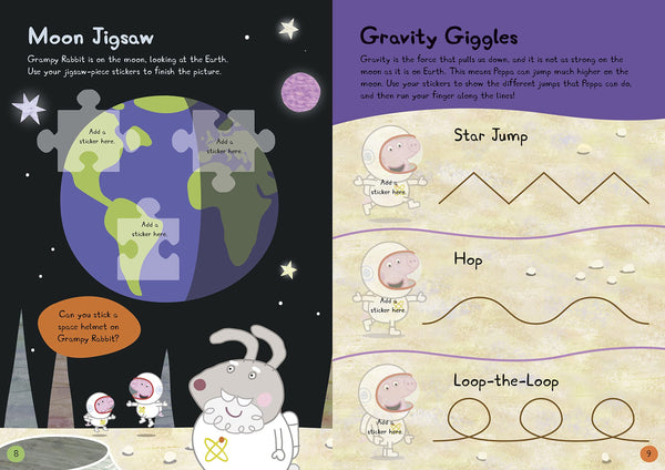 Peppa Pig: Peppa In Space Sticker Activity - Paperback