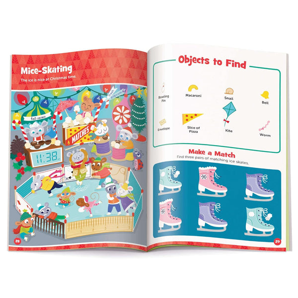 Christmas Hidden Pictures Puffy Sticker Playscenes - Paperback