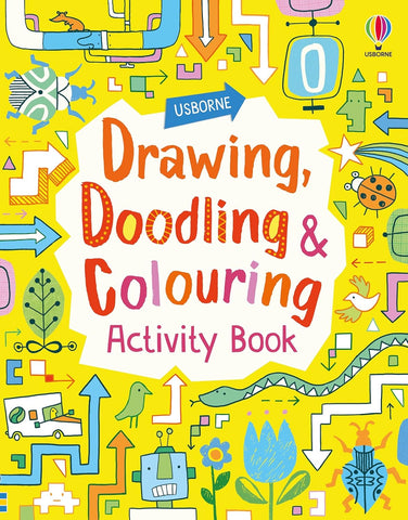Drawing, Doodling and Colouring Activity Book - Paperback