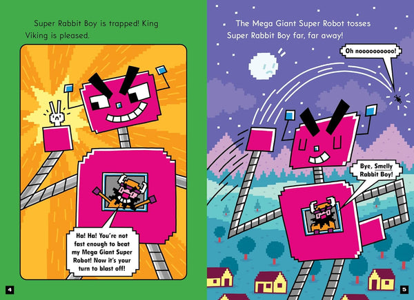 Press Start! Super Rabbit Boy's Mega Quest! - Paperback