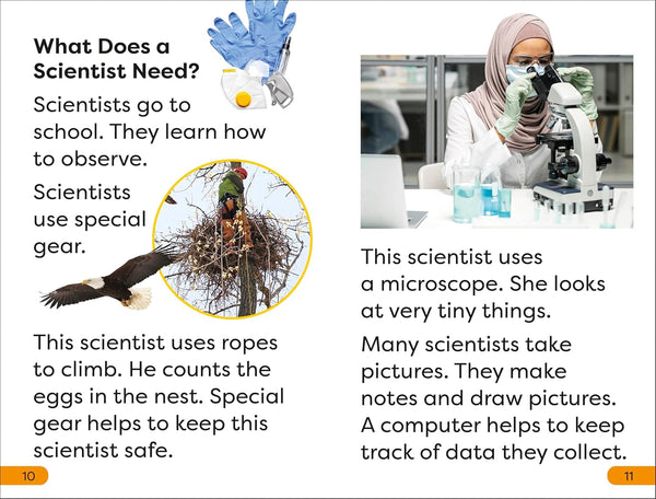 DK Super Readers Level #1 : A Day in the Life of a Scientist - Paperback