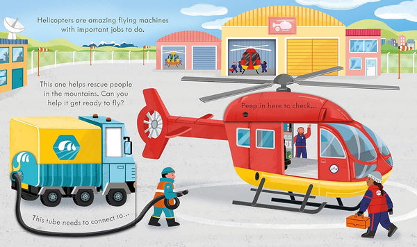 Peep Inside How A Helicopter Works - Hardback