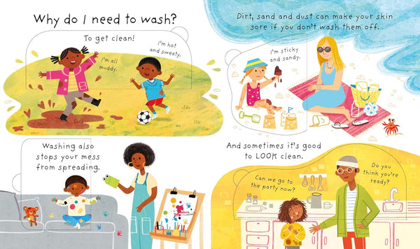 Very First Questions & Answers : Why do I need to wash? - Board book