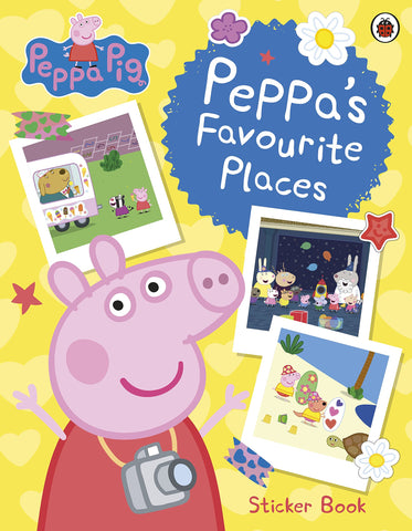 Peppa Pig : Peppa's Favourite Places (Sticker Scenes Book) - Paperback