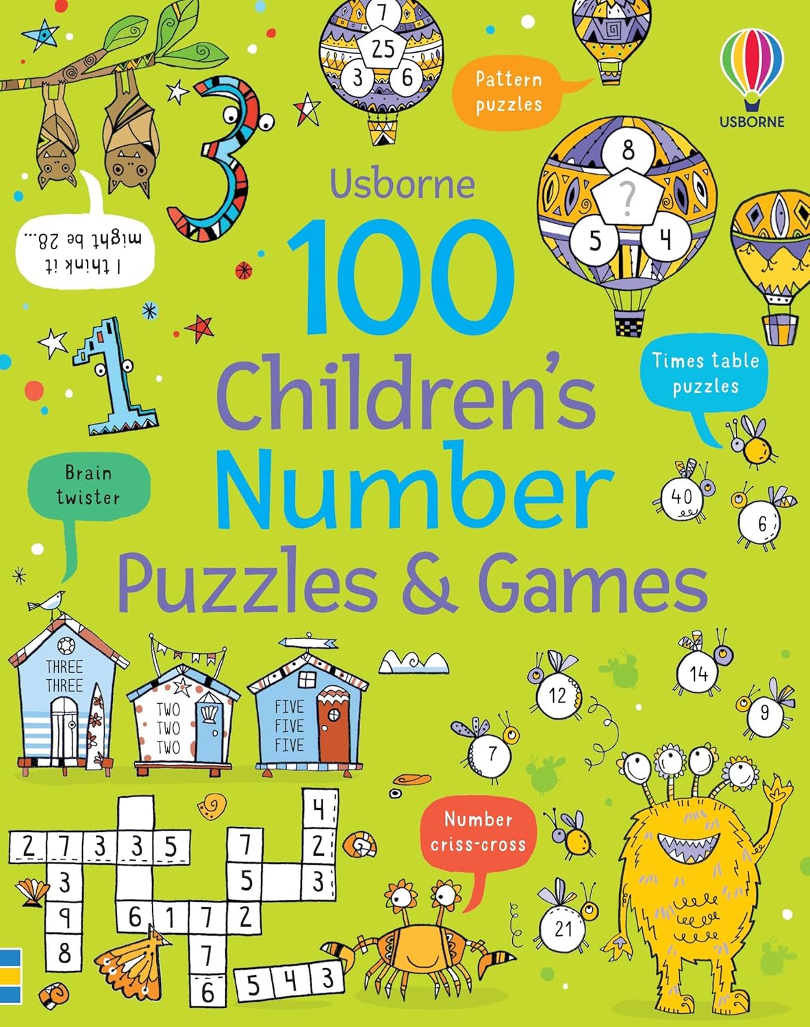 100 Children's Number Puzzles and Games - Paperback
