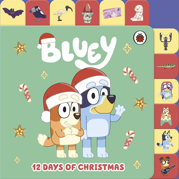 Bluey : 12 Days of Christmas Tabbed Board Book - Board Book