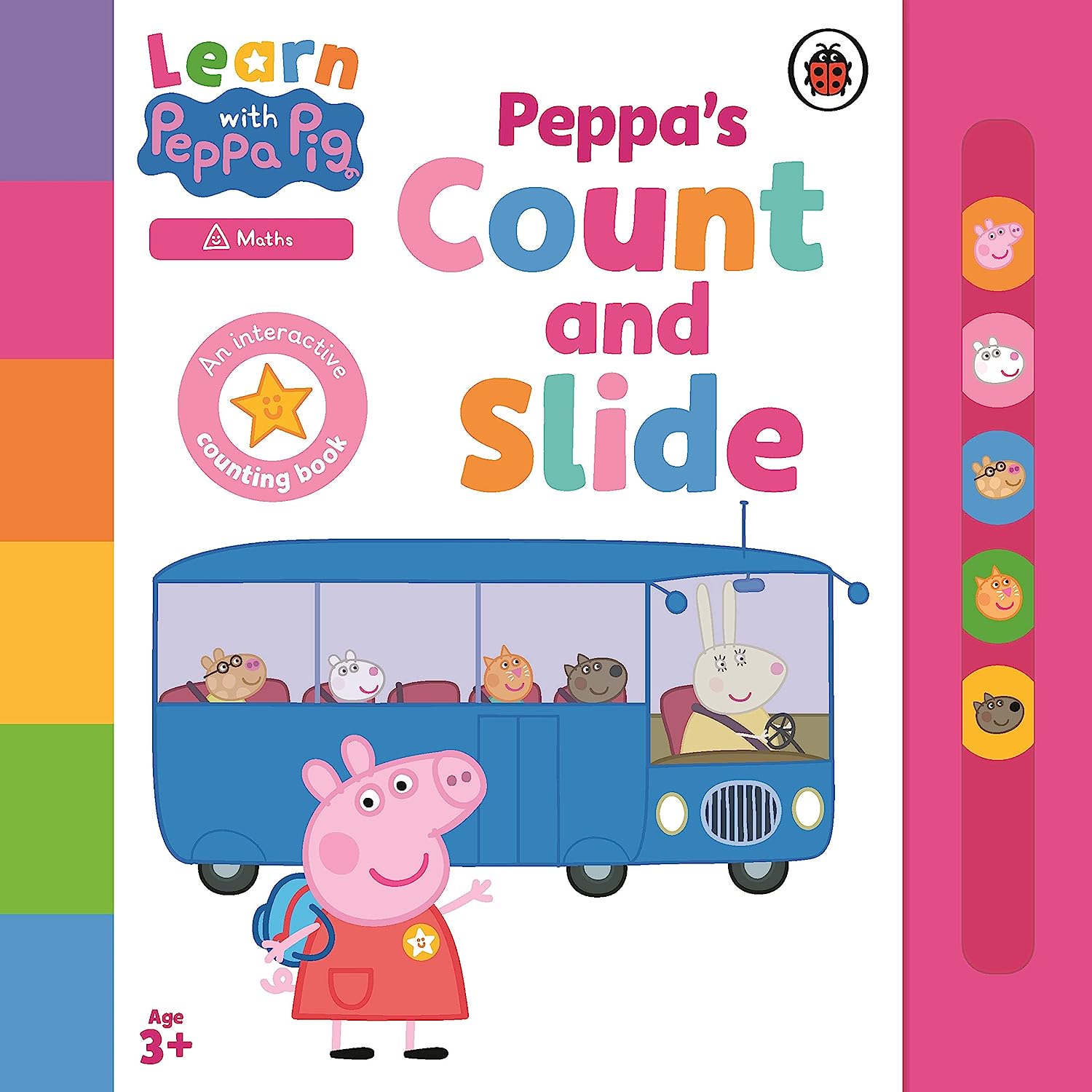 Learn With Peppa: Peppa`s Count And Slide - Board Book