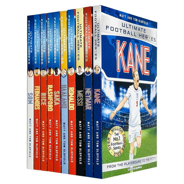 Ultimate Football Heroes Series 1 Collection 10 Books Set - Paperback
