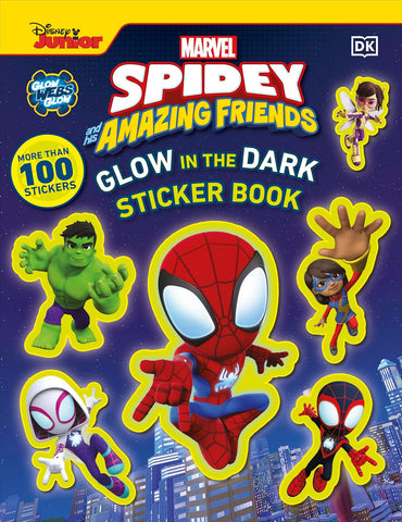 Marvel Spidey and His Amazing Friends Glow in the Dark Sticker Book - Paperback