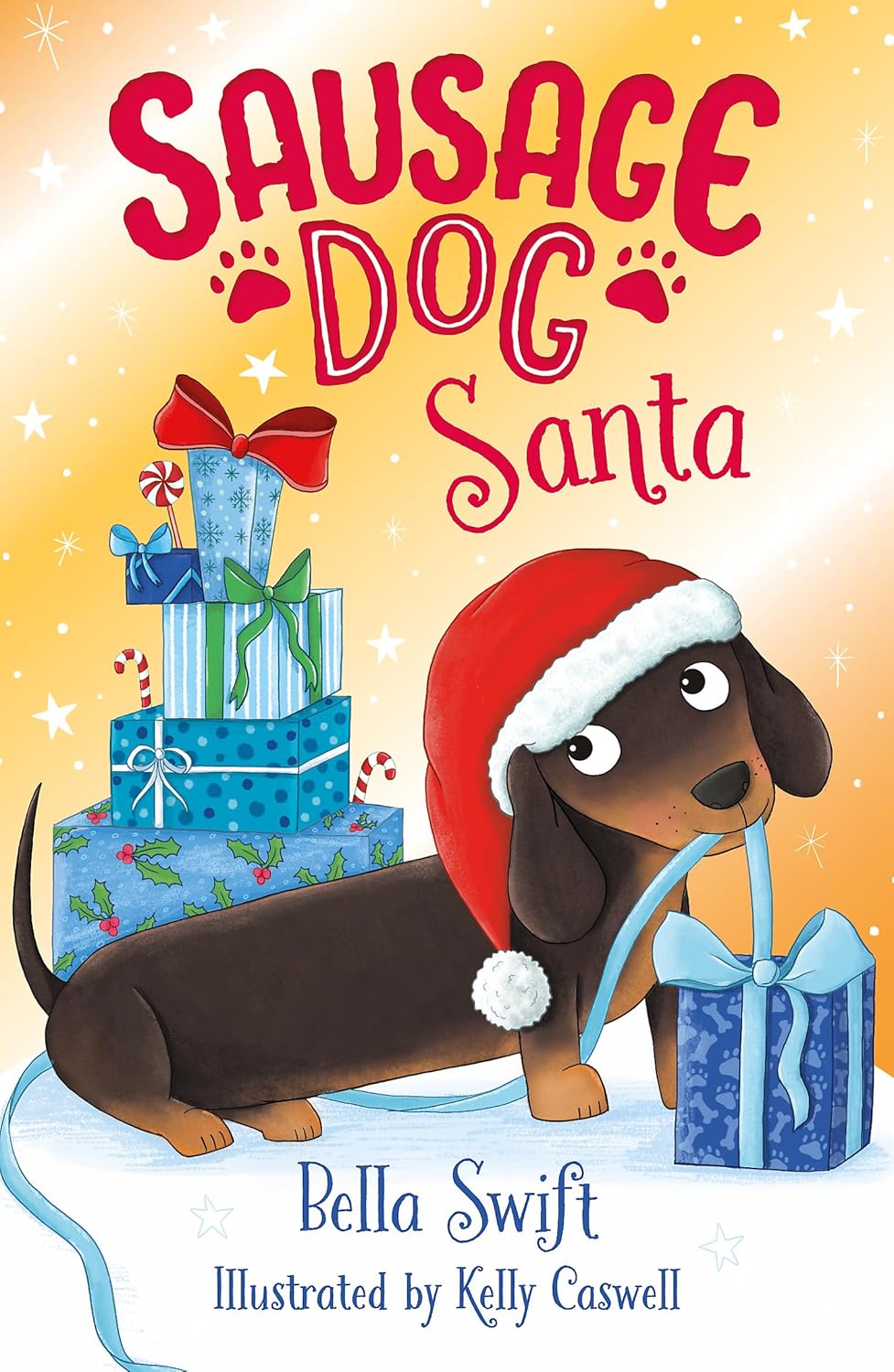 Sausage Dog Santa - Paperback