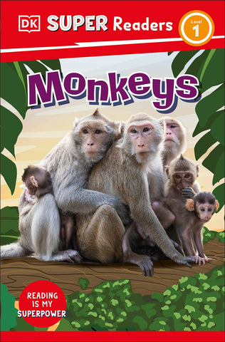 Dk Super Readers Level 1 Monkeys - Paperback