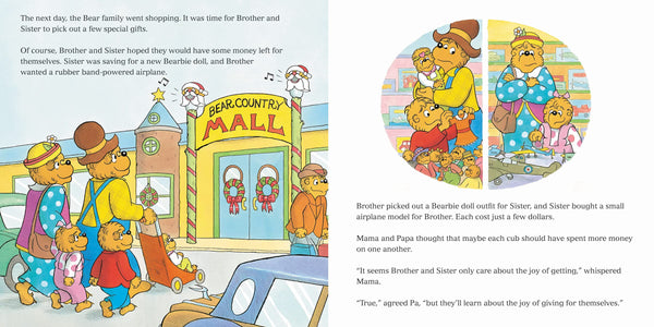The Berenstain Bears And The Joy Of Giving For Little Ones - Board Book