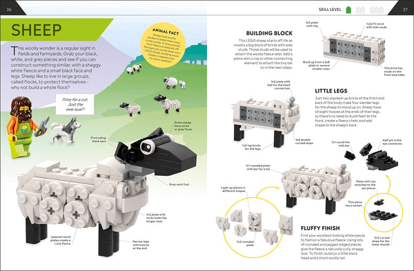 How To Build Lego Animals - Hardback