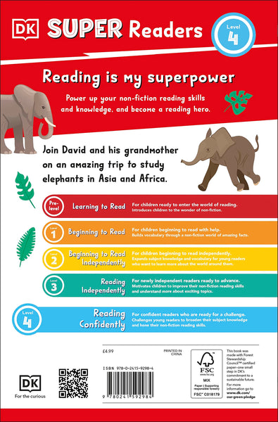 Dk Super Readers Level 4 Hope For The Elephants - Paperback