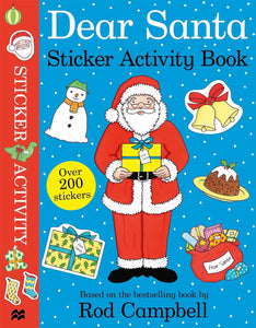 Dear Santa Sticker Book - Paperback