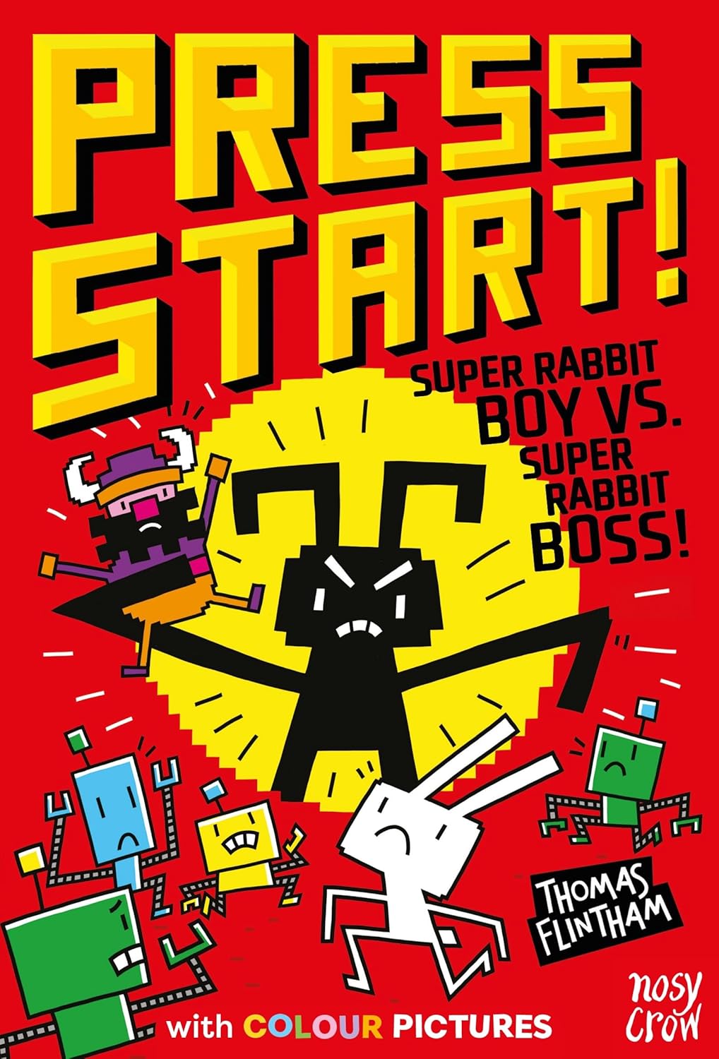 Press Start! #4 Super Rabbit Boy vs. Super Rabbit Boss! - Paperback