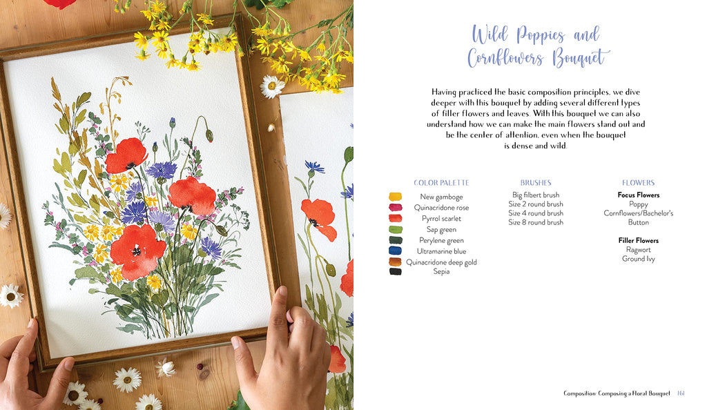 Wildflower Watercolor: The Beginner's Guide to Painting Beautiful