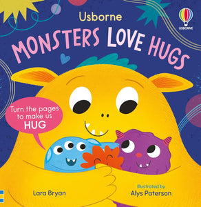 Monsters Love Hugs - Board book