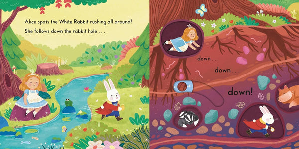 Alice in Wonderland : A Push Pull and Slide Book - Board book
